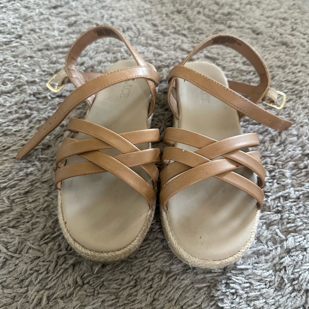 Preloved Girls Tan Sandals